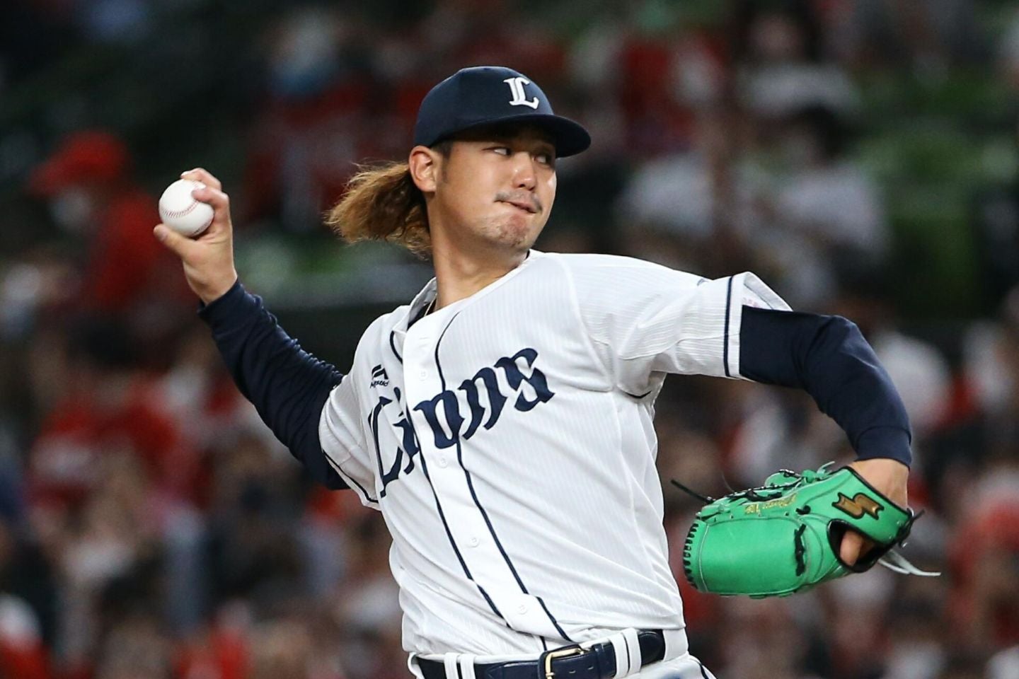今オフ再び米球界に挑戦すべく、球団との交渉に入るのか。髙橋の動向が注目される。写真：滝川敏之
