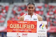 陸上男子400mの日本記録保持者、中島佑気ジョセフがスイス滞在ショットを公開。（C) THE DIGEST