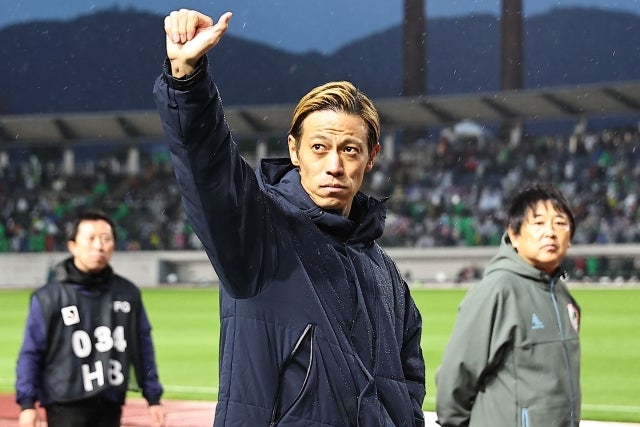 自身11か国目となるシンガポールでプレーしている本田。写真：梅月智史（THE DIGEST写真部）