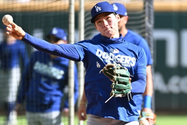 今季はシーズンの半分以上をマイナーでプレーしたドジャースのキム・ヘソン。(C)Getty Images